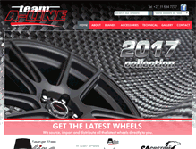 Tablet Screenshot of alinewheels.co.za